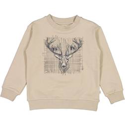 Wheat Sweatshirt Dådyr Str - Bomull hos Magasin