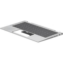 HP top cover w/keyboard bl pvcy