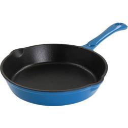 MegaChef Enameled Round Pre Seasoned Cast Iron