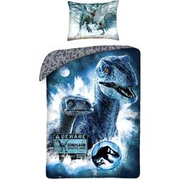 MCU Jurassic World Beware Dino Spotted Here Cotton Bedding 140x200cm