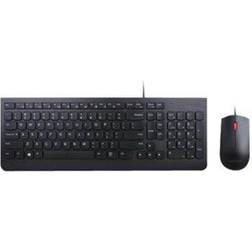 Lenovo Essential Wired Combo Näppäimistö Mouse Set