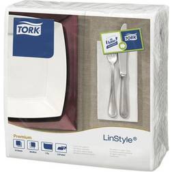 Tork Serviet Linstyle 39x39 cm 1/8-fold Hvid,12 pk x 50 stk/krt