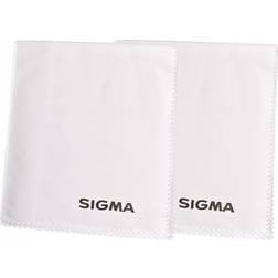 SIGMA A00007 Twinpack Large White Micro Fibre Cleaning Cloth