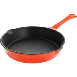 MegaChef Enameled Round Pre Seasoned Cast Iron