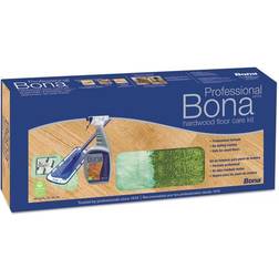 Bona Hardwood Floor Care Kit, 15" Wide Microfiber Head, 52" Blue BNAWM710013398