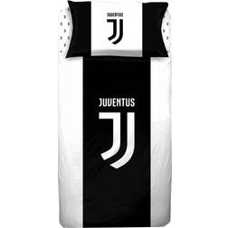 BrandMac Juventus Sängkläder Påslakan Vit, Svart (200x140cm)