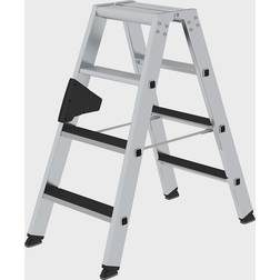 MUNK Aluminium Stufen-Stehleiter 41604 2.5 m 7 kg
