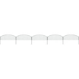 vidaXL Arched Pond Fence Set