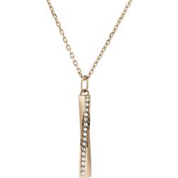 HUGO BOSS Signature Made Necklace - Rose Gold/Transparent