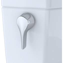 Toto Nexus Collection MS642234CEFG#01 1.28 GPF Floor Mounted One-Piece Elongated Universal Height Skirted Toilet with Left Hand Lever