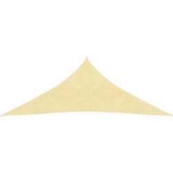 vidaXL Vela Parasole 160 G / m Beige 4,5x4,5x4,5 m In Hdpe