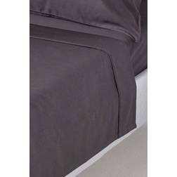 Homescapes Charcoal 1000 Thread Count Egyptian Luxury Bed Sheet Grey, Black