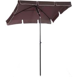 OutSunny Aluminium Umbrella Parasol Patio Tilt 2M