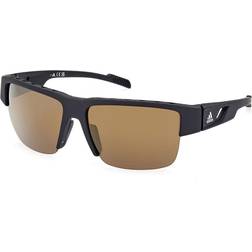 Adidas SP0070 Polarized 05H Uomo Squadrata Nero