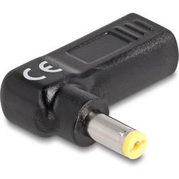 DeLock bærbar adapter USB-C hun - Vinklet