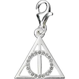 Harry Potter Ladies Sterling Crystal Deathly Hallows Charm