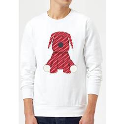 Red Polka Dot Dog Teddy Sweatshirt