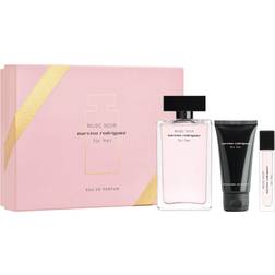 Narciso Rodriguez Parfume sæt For Her Musc Noir 3 Dele