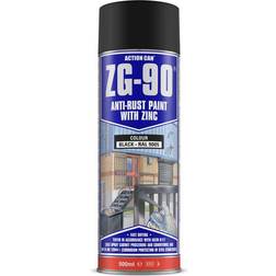 ZG-90 Black Rust Cold Zinc Galvanising Lacquer Paint Black 0.4L