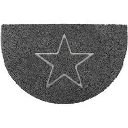 Oseasons Oseasons Star Half Moon Doormat Grey