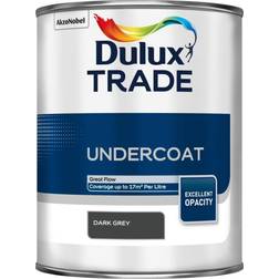 Dulux Trade Undercoat Paint Dark Metal Paint Grey 1L