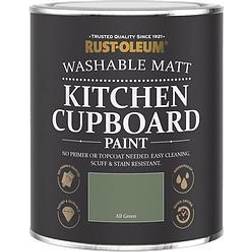 Rust-Oleum Chalky Kitchen Cupboard Paint All Wood Paint Green 0.75L