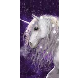 BrandMac Handduk barn Unicorn & Badlakan (140x70cm)
