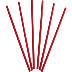 Dixie Wrapped Giant Straws, 10 1/4" Polypropylene, Red, 300/Box, 4 Boxes/Carton