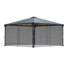 Palram Net Square Gazebo 4.36x4.36 m