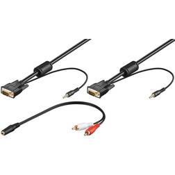 Goobay Pro VGA & FullHD - Black