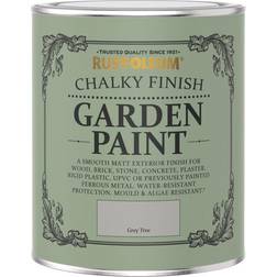 Rust-Oleum Chalky Finish 750 Garden Paint Wood Paint Grey 0.75L