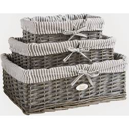 VonHaus 32x43x16cm Basket 43cm 3pcs