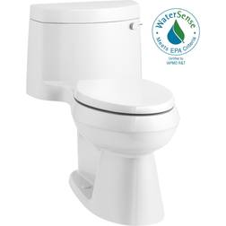 Kohler Cimarron 1-piece 1.28 GPF Single Flush Elongated Toilet in White