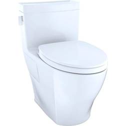 Toto Legato Collection MS624124CEFG#01 One-Piece Elongated Toilet 1.28GPF and Elongated Bowl in