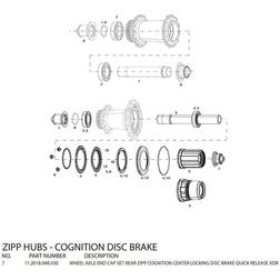 Zipp Spare Wheel Axle Cap