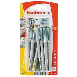 Fischer Countersunk Hammer fixing L60mm Dia6mm Pack of