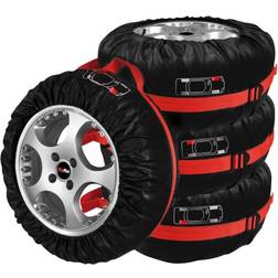 Proplus Tyre Covers in Bag Set of 4 390056 Wheel Bag Set Storage Spare Cover