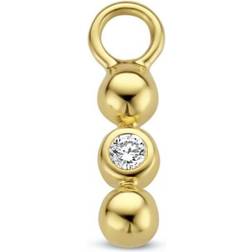 Spirit Icons Mala Drop vedhæng til hoops karat med 0,02 ct. w/vs
