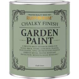 Rust-Oleum Chalky Garden Paint Chalk Wood Paint Green 0.75L