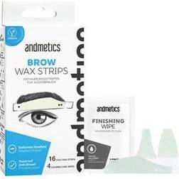 Andmetics Ansigtspleje Voksstrimler Eye Brow Stripes Men 1 Stk