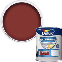 Dulux Weathershield Exterior Gloss Paint Wood Paint Red 0.75L