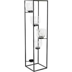 Dkd Home Decor Lyseholder Krystal Jern Lysestage