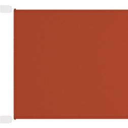 vidaXL Paravento Verticale Terracotta 100x1200 cm in Tessuto Oxford - Rosso