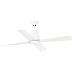 Ventilador Typhoon L Lámpara LED IP44 Blanco