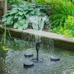 Ubbink Fuente De Estanque Y Skimmer Flotante SkimMax - Negro