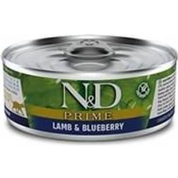 Farmina Natural & Delicious Prime Grain Free Feline 70 gr - Agnello e Mirtilli Confezione da 30 Pezzi