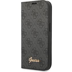 Guess iPhone 14 Etui 4G Logo Sort