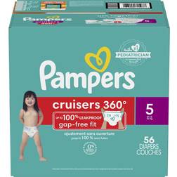 Pampers Cruisers 360° Fit Disposable Diapers Size 5 12+kg 56Pcs