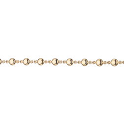 Scrouples 8 Karat Halsband Med Zirconia - Guld