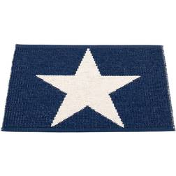 Pappelina Viggo Gulvløber, Dark Blue/vanilla Blå, Beige cm